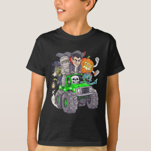 Camiseta Halloween Skeleton Zombie Monster Vampire Bo