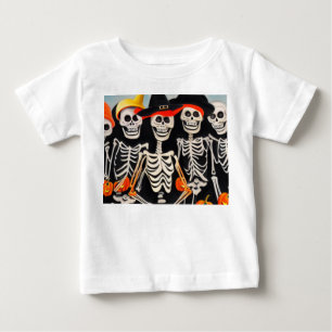 Camiseta Halloween Skeletons