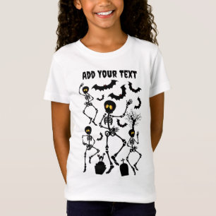 Camiseta Halloween Skeletons Macabre Dance
