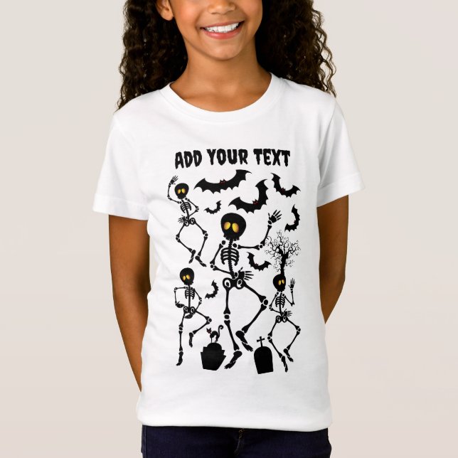 Camiseta Halloween Skeletons Macabre Dance (Frente)