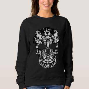 Camiseta Halloween Skull Beagle Dog Horror Costumes
