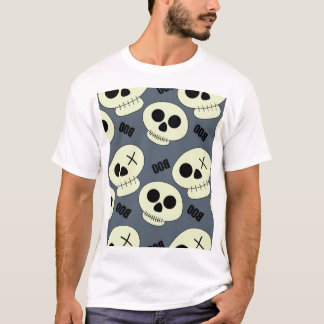 Camiseta Halloween Skull, Design infantil.