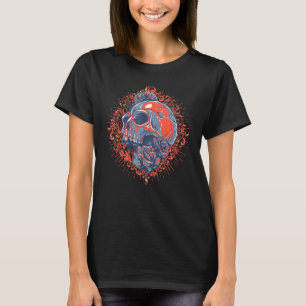 Camiseta Halloween Skull Esoteric Occult Satanic Blackcraft