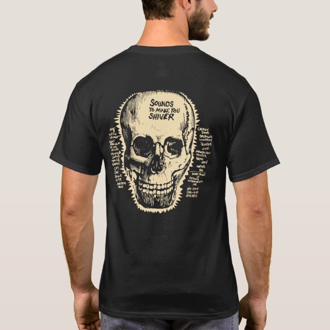 Camiseta Halloween soa para fazer você se desviar do crânio (Verso)
