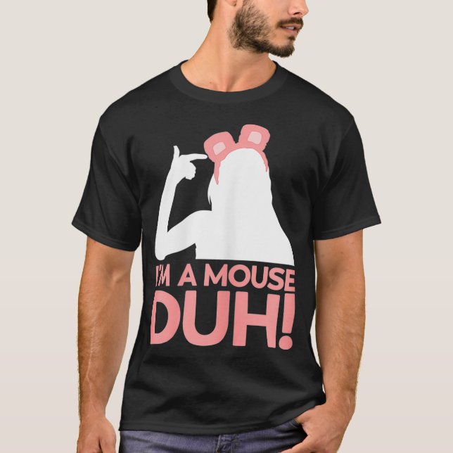 Camiseta Halloween Sou Um Rato Duh (Frente)
