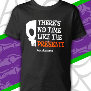 Camiseta Halloween Spirit Spooky Skull Dia de as Bruxas eng