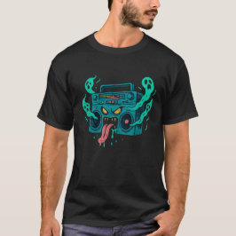 Camiseta Halloween Spooky Boombox Fantasmas