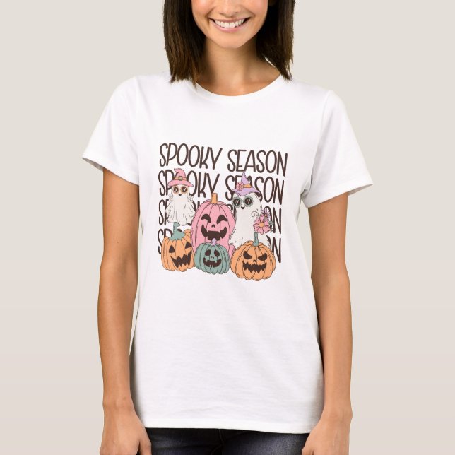 Camiseta Halloween Spooky Season (Frente)