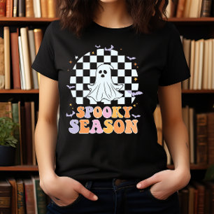 CAMISETA HALLOWEEN SPOOKY SEASON GHOST & BATS