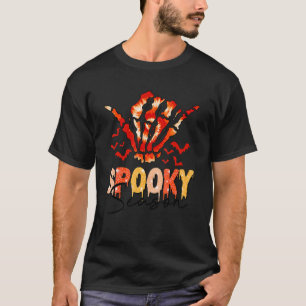 Camiseta Halloween Spooky Season Skeleton Roufit para H