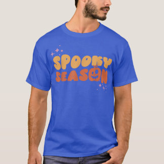 Camiseta Halloween Spooky Season Wavy Retro Tet com Bompki