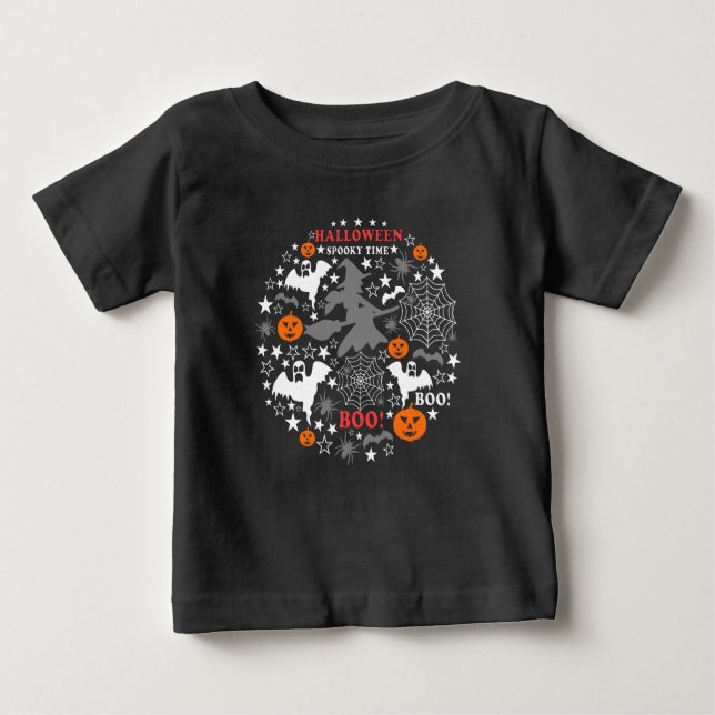 Camiseta Halloween Spooky Time (Frente)