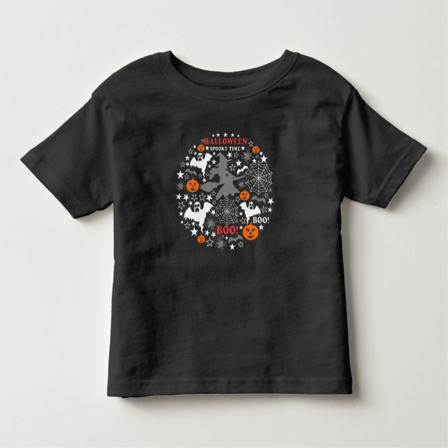 Camiseta Halloween Spooky Time (Frente)