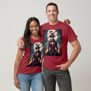 Camiseta Halloween Steampunk Gótico Zumbi Vampiro