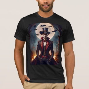 Camiseta Halloween Steampunk Gótico Zumbi Vampiro