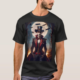 Camiseta Halloween Steampunk Gótico Zumbi Vampiro