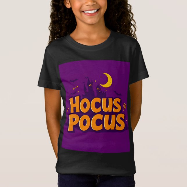 Camiseta Halloween-Themed Trabalho de arte (Frente)