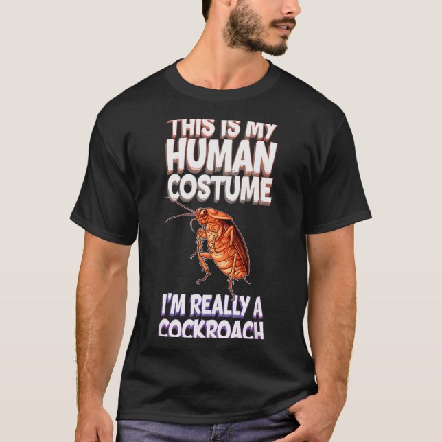 Camiseta Halloween This Is My Human Costume I'm Really A Ro (Frente)