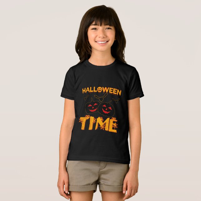 Camiseta Halloween Time (Frente Completa)