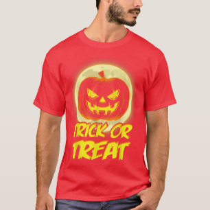 Camiseta Halloween Trick or treat jack o lantern pumpkin