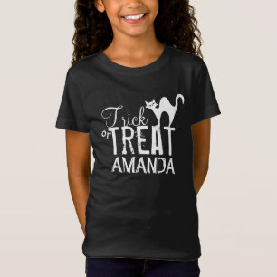 Camiseta Halloween Trick ou Treine Whimsical Ghost Eyes Boo