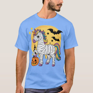 Camiseta Halloween Unicorn Mummy