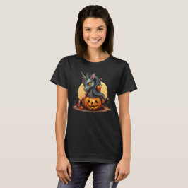 Camiseta Halloween Unicórnio Fofo