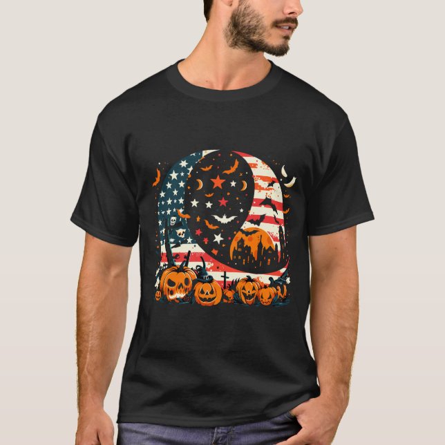 Camiseta Halloween USA  (Frente)