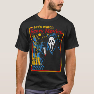 Camiseta Halloween Vamos Assistir Filmes Assustadores De Ho