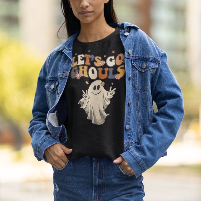 Camiseta Halloween Vamos Ghouls (Criador carregado)