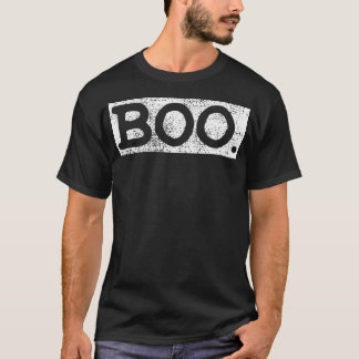 Camiseta Halloween Vintage Boo Engraçado Presente