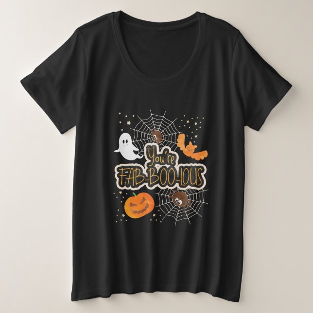 Camiseta Halloween Você É Fabboolóide (Frente do Design)