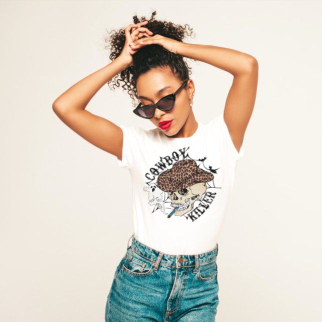 CAMISETA HALLOWEEN WESTERN THEMN COWBOY KILLER | 👻 💀 🕸 (Criador carregado)