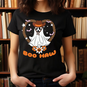 CAMISETA HALLOWEEN WILT WEST BOO HAW COWBOY GHOST SPOOKY