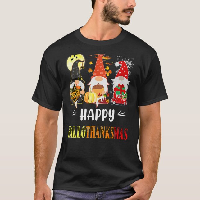 Camiseta Halloween Witch Momster Halloween Gnomes Scary Spo (Frente)