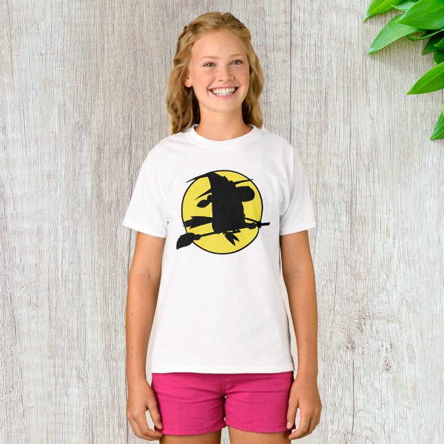 Camiseta Halloween Witch Silhouette (Criador carregado)