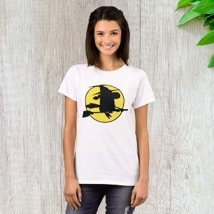 Camiseta Halloween Witch Silhouette