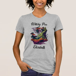 Camiseta Halloween Witchy Poo Tee, Personalize