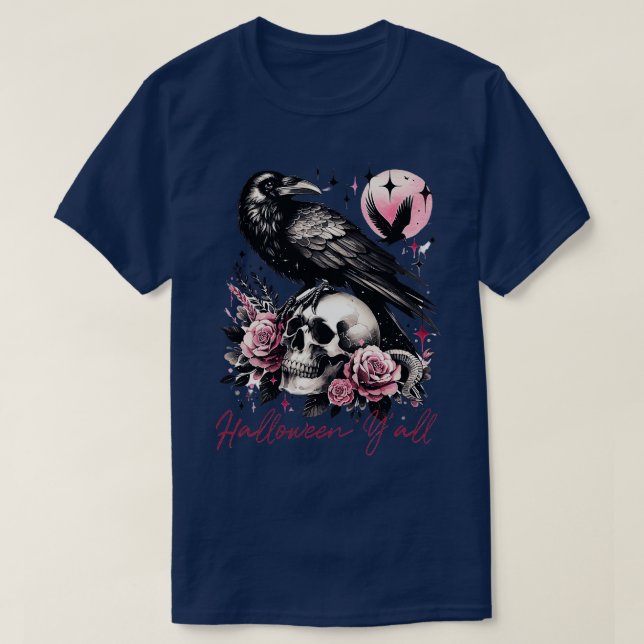 Camiseta Halloween Yall (Frente do Design)