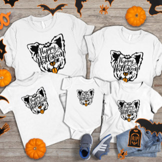 Camiseta Halloween Yorkshire terrier dog