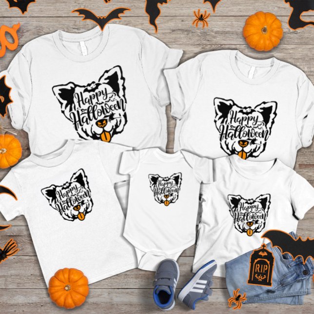 Camiseta Halloween Yorkshire terrier dog (Criador carregado)