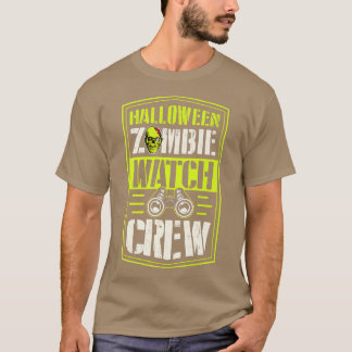 Camiseta Halloween Zombie Assista Tripulação Engraçado Corr