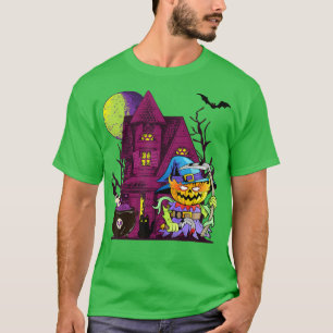 Camiseta Halloween Zombie Mau Demon Pumpkin Horror do Demon