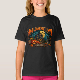 Camiseta Halloweentown Est 1998, Retro Halloween Crianças