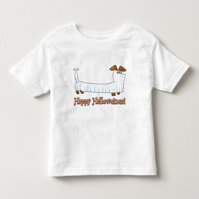 Camiseta Halloweiner Dachshund (Frente)