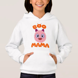 CAMISETA HALLOWETHEMETHEMED DESIGN PARA CRIANÇAS BOO MAMA