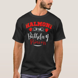 Camiseta Halmoni Do Tema Da Princesa De Aniversário Strawbe