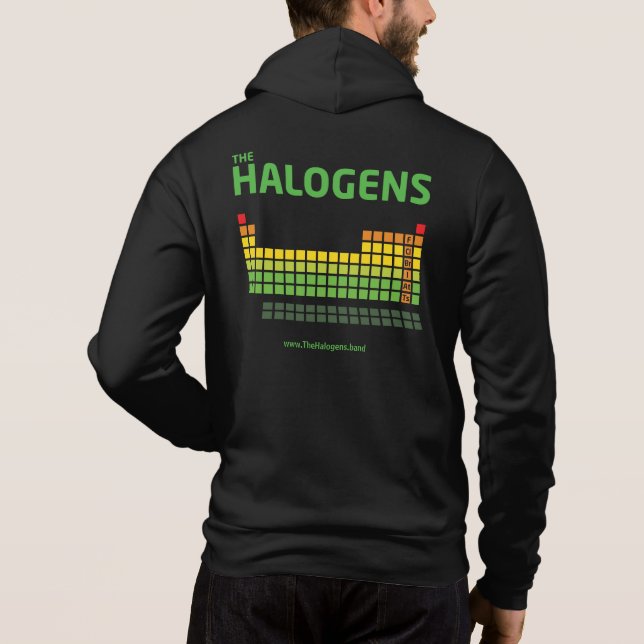 Camiseta Halogens Zipper Hoodie (com website) (Verso)