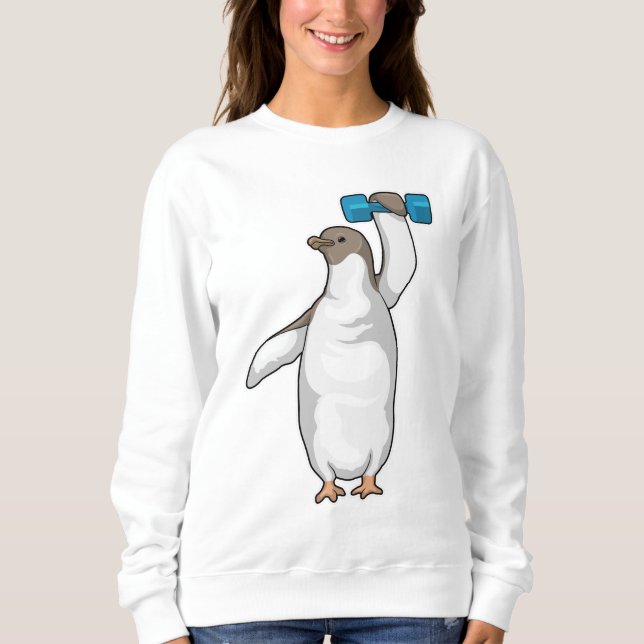 Camiseta Halteres Penguin Fitness (Frente)
