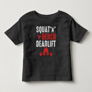 Camiseta Halterofilismo de Gym com Deadelevador Quadrado